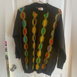 United Colors Of Benetton Men's Sweater with Vibrant Stripes